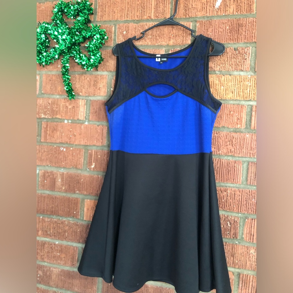Black and Blue Dress